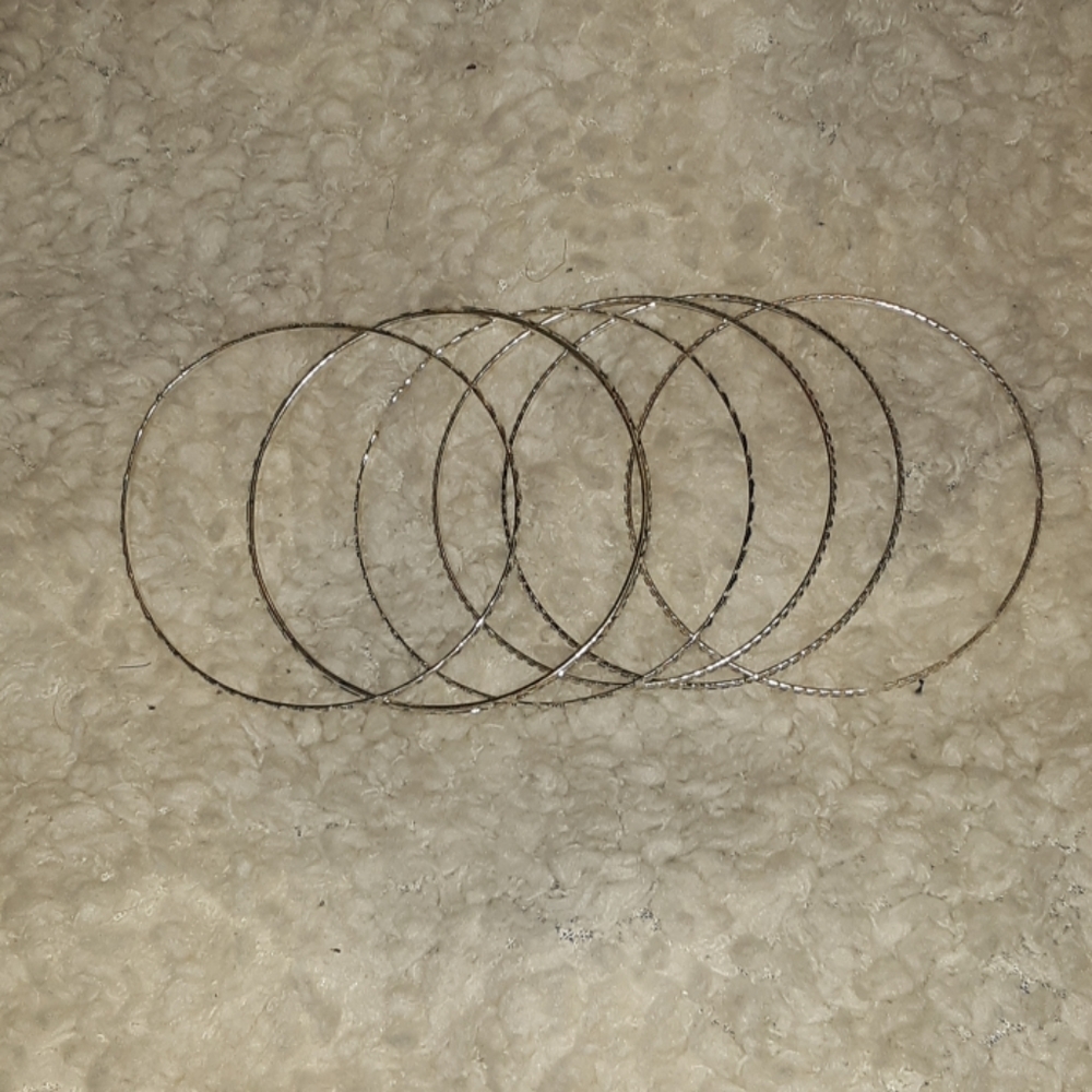 6 bangle bracelets